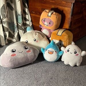 Lankybox Plush Toy Set - 6 total